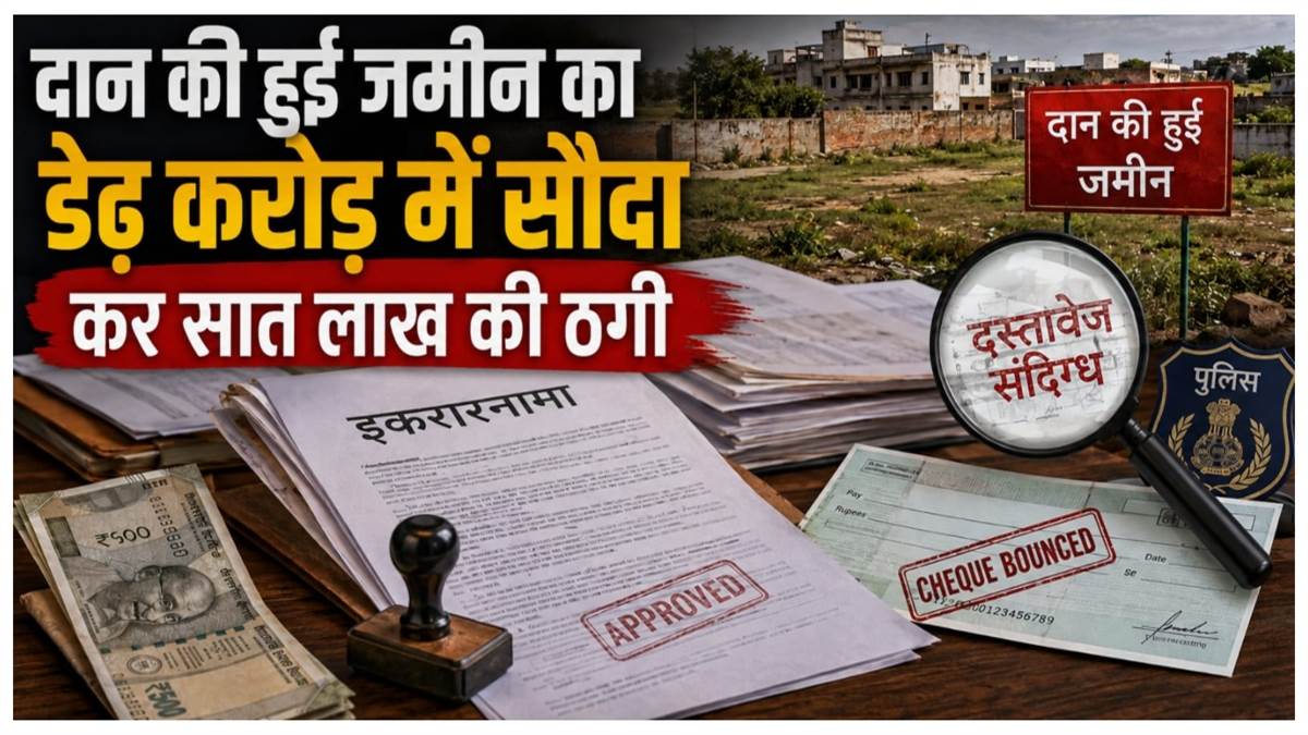 बिलासपुर वक्फ बोर्ड को दान की गई जमीन को निजी बताकर बेचा: दस्तावेजों में हेराफेरी कर पीड़िता से ऐंठे 7 लाख रुपये