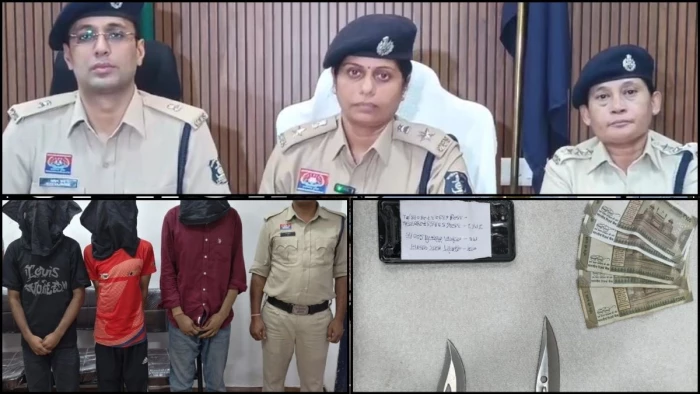 रायपुर पुलिस की बड़ी सफलता... कल्याण ज्वेलर्स में डकैती की साजिश विफल, 3 आरोपी गिरफ्तार