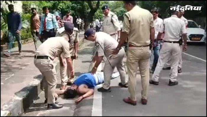 MP में सीएम हाउस के सामने दंपती ने किया आत्मदाह का प्रयास, पुलिस पर लगाए गंभीर आरोप