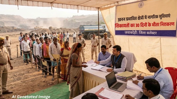 खनन प्रभावित क्षेत्रों में नागरिक सुविधाएं उपलब्ध कराने की जवाबदेही कलेक्टर की होगी, लोगों की शिकायत 30 दिनों के भीतर करनी होगी दूर
