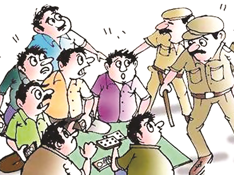 Bilaspur Crime News: पांच दिनों में जुए के 24 फड़ में पहुंची पुलिस, 80  जुआरी पकड़ाए - Bilaspur Crime News Police reached 24 gambles of gambling in  five days caught 80 gamblers