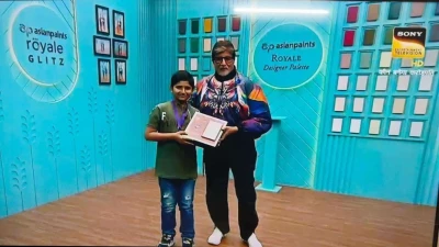 डीपीएस एनटीपीसी कोरबा में छठवीं के छात्र अर्जुन ने केबीसी जूनियर में 12.5 लाख रुपये जीते