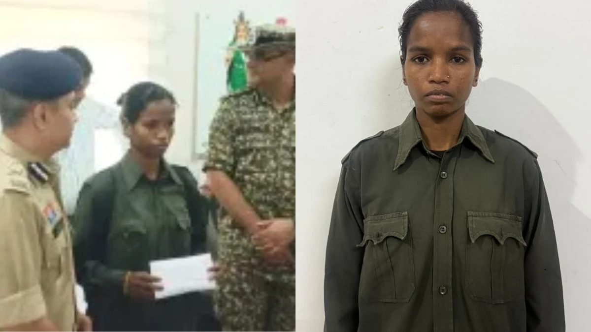 17 लाख इनामी माओवादी कमला सोड़ी ने डाले हथियार, मुख्यधारा में लौटने का लिया फैसला