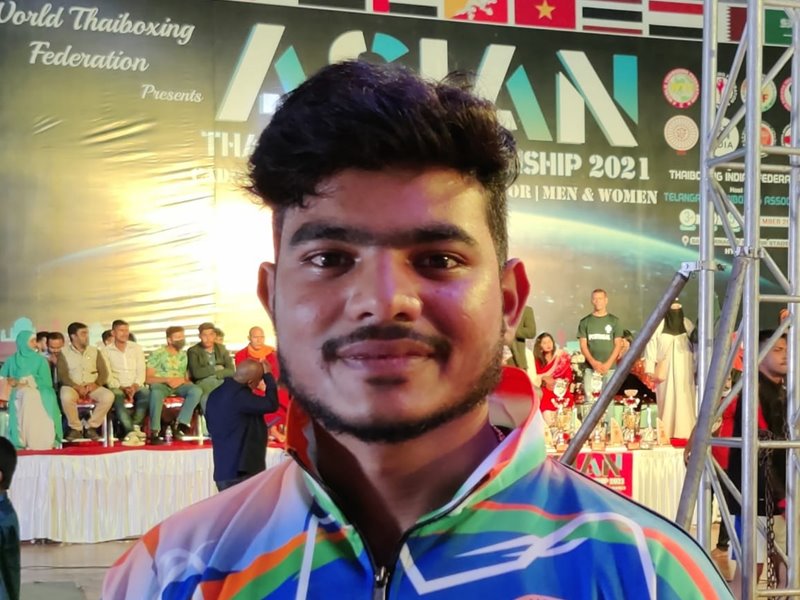 रायपुर के जागेश्वर डडसेना ने एशियन थाई बाक्सिंग में जीता स्वर्ण