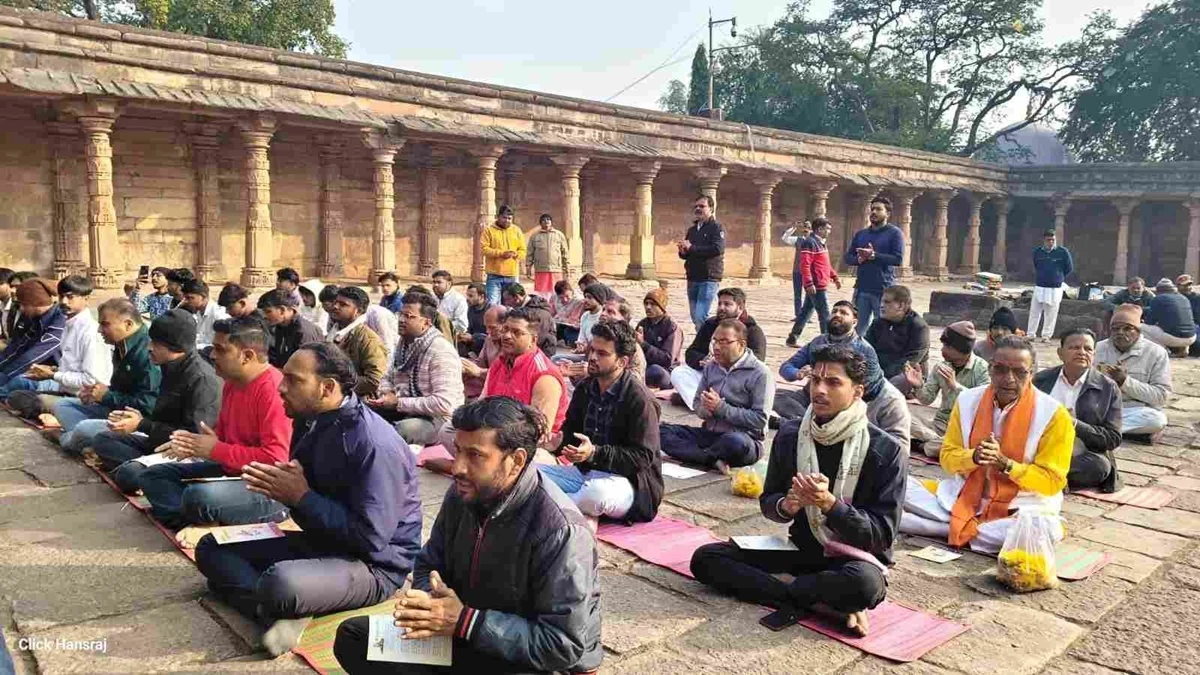 धार के भोजशाला में 23 जनवरी को बसंत पंचमी पर मां वाग्देवी की अखंड पूजन की मांग