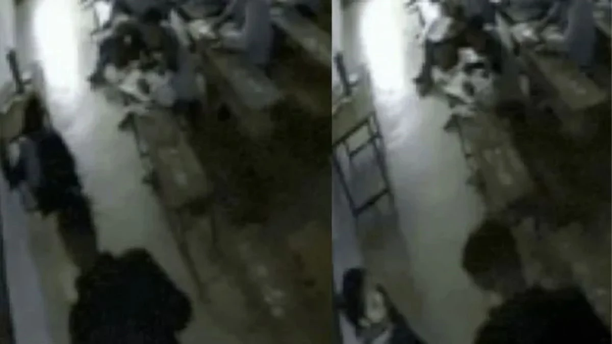 लेट आने पर टोका तो छात्र ने टीचर को जड़ डाला थप्पड़, बोला- घर पर भी कोई नहीं पूछता, CCTV में कैद पूरी घटना