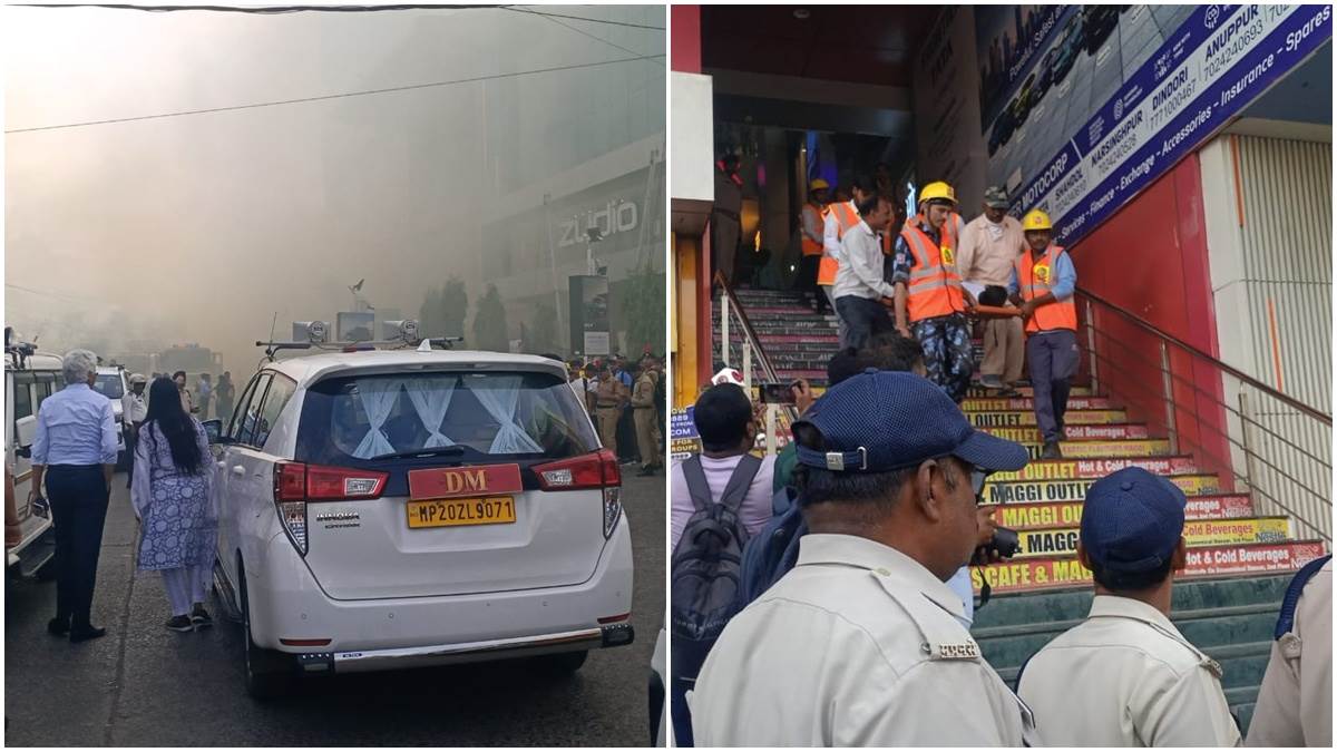 Jabalpur Mock Drill: समदड़िया माल में गिरे बम, पांच घायल, आग लगी, पांच घायल, रेस्क्यू टीम ने घायलों को सुरक्षित निकाला