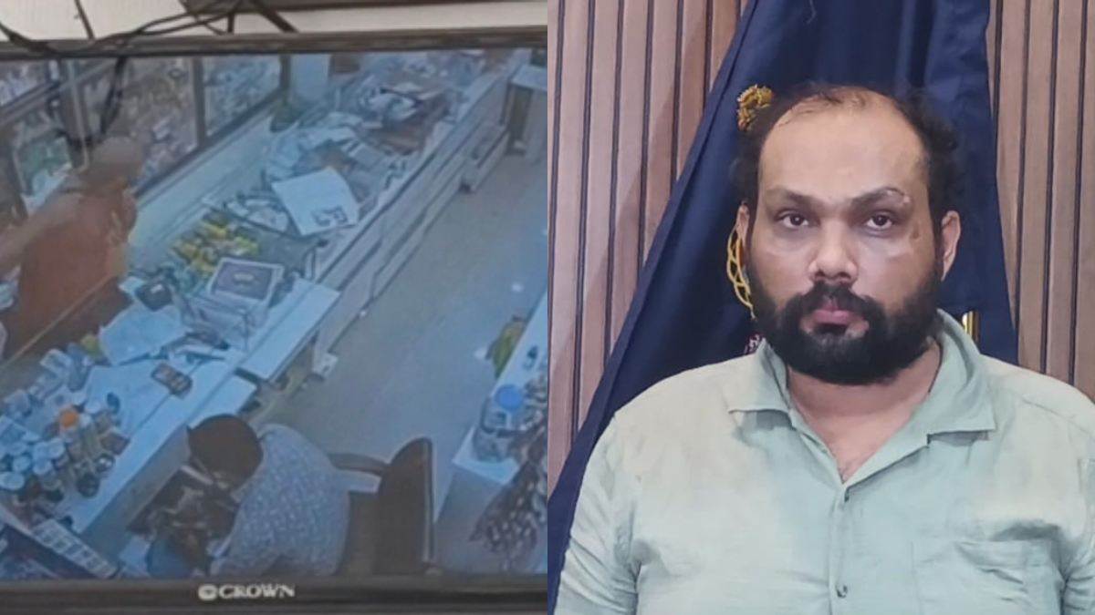रायपुर में 2 सालियों की हत्या के बाद पिस्टल लेकर मेडिकल स्टोर में घुसा आरोपित, भागने के लिए संचालक पर तानी बंदूक; CCTV फुटेज आया सामने