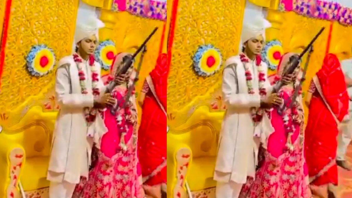 ग्वालियर में विवाह समारोह में दूल्हा-दुल्हन ने स्टेज से किए हर्ष फायर, वीडियो वायरल होने के बाद एक्शन में पुलिस