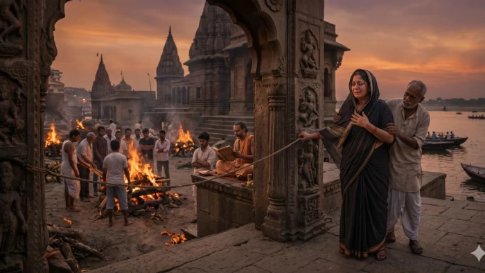 महिलाओं को श्मशान घाट जाने से क्यों रोका जाता है? गरुड़ पुराण में बताए गए हैं ये कारण