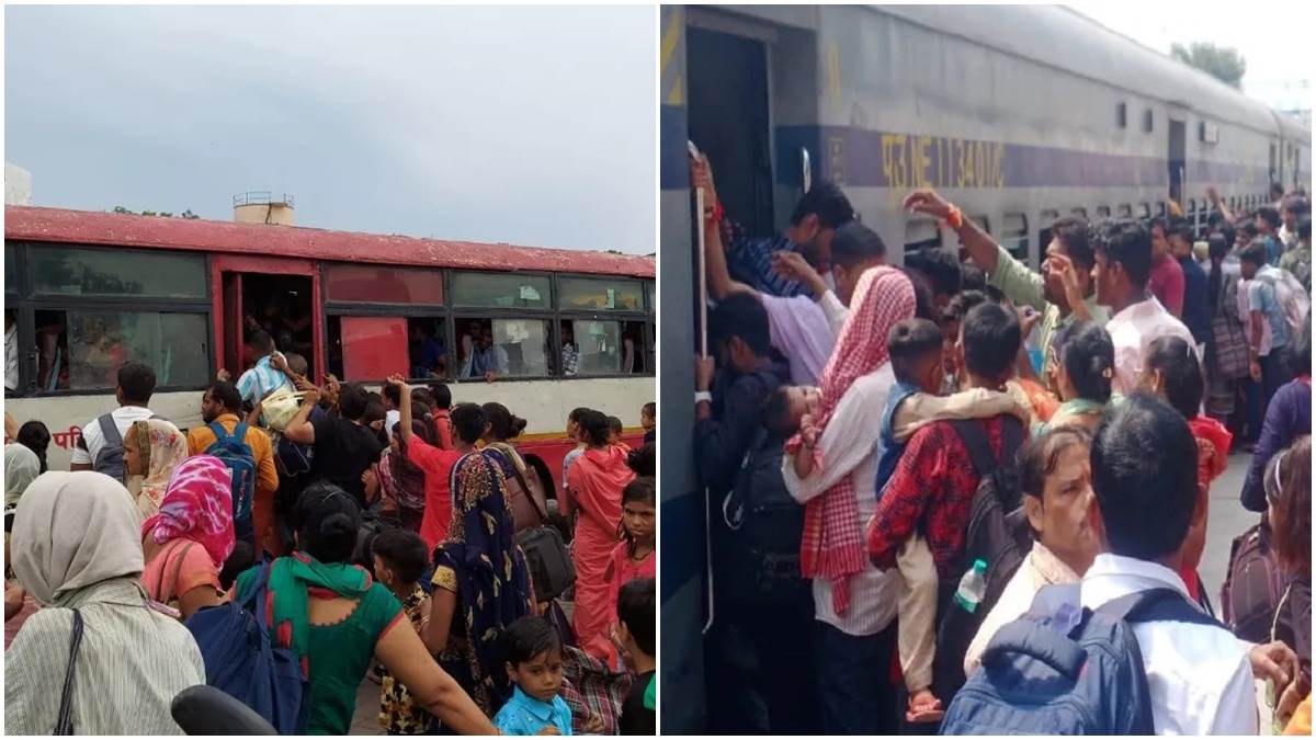 रक्षाबंधन पर यात्रियों की बढ़ी मुसीबत, बसों में लिया जा रहा दोगुना किराया