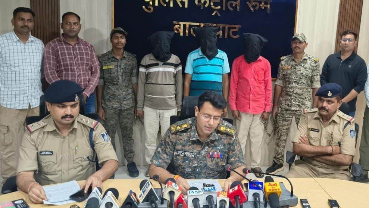 बुजुर्ग दंपती के घर डकैती करने वाले पांच गिरफ्तार, बालाघाट के कुल्पा से आमगांव तक खंगाले कई सीसीटीवी