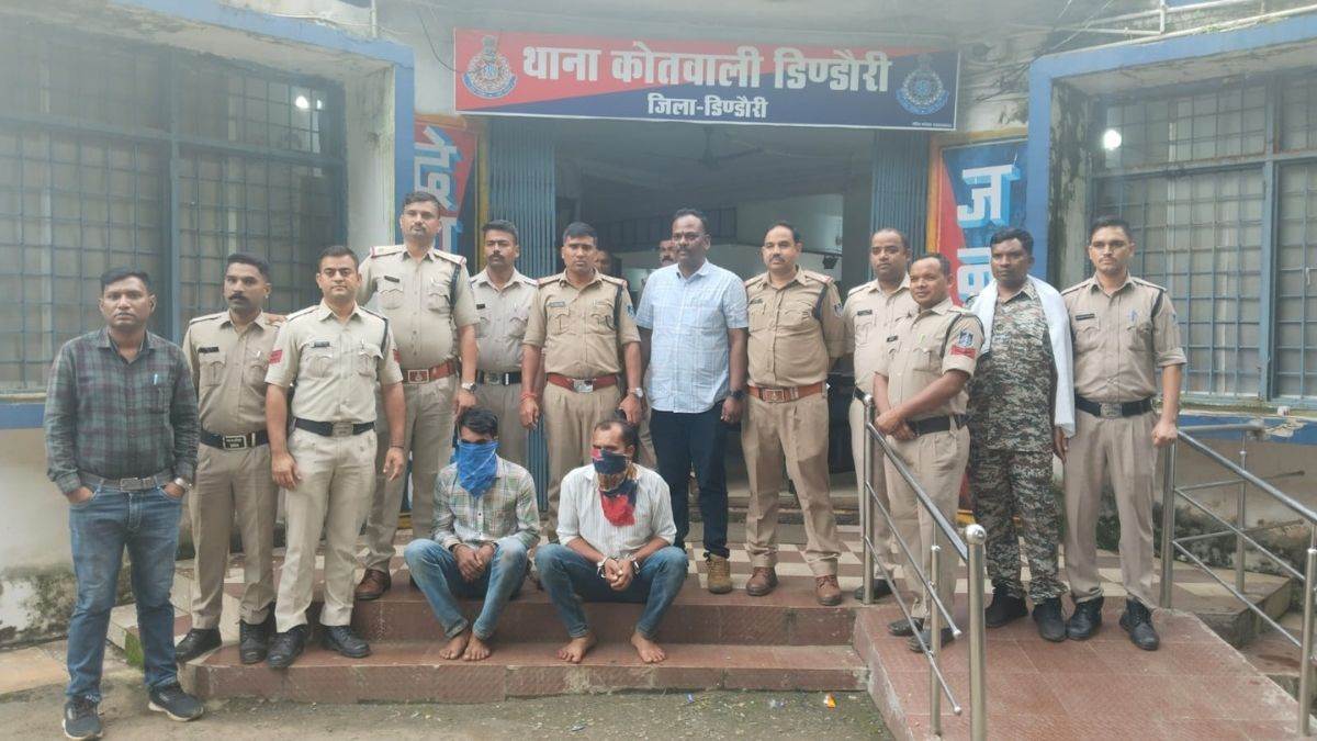 डिंडौरी में वारंटों में वांछित व तीन चोरी का आरोपित शातिर शालू सहित दो गिरफ्तार, जबलपुर से है कनेक्‍शन