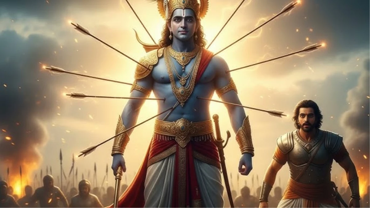 कर्ण के शक्ति बाण से भगवान श्रीकृष्ण भी हो गए थे चिंतित, अर्जुन के प्राणों की रक्षा के लिए चलनी पड़ी ये चाल