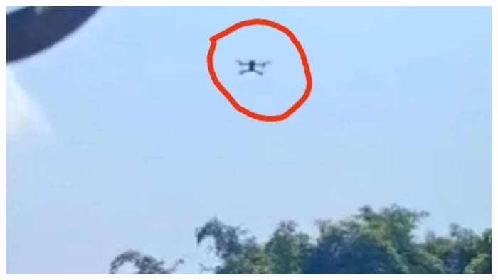 प्रतापपुर में स्कूल के ऊपर मंडराता दिखा ड्रोन, आंगनबाड़ी भवन में घुसने का किया प्रयास
