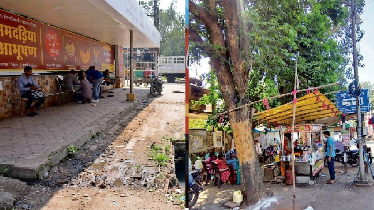 जबलपुर में दौड़ रहीं आधुनिक ई-बसें, लेकिन खस्ताहाल 200 बस स्टॉप, 15 लाख की लागत से बने नए स्टैंड भी बदहाल