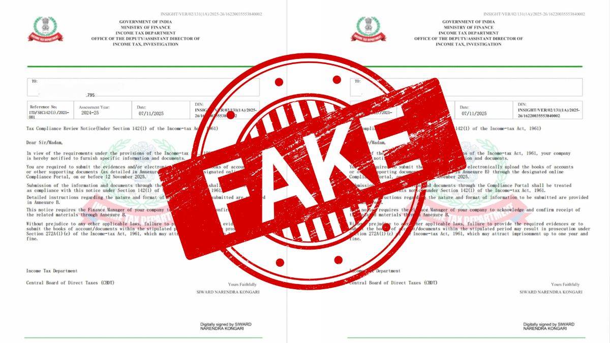 सावधान! Indore में इनकम टैक्स विभाग के नाम पर फ्रॉड, कंपनियों-फर्मों के पास आ रहे फर्जी नोटिस