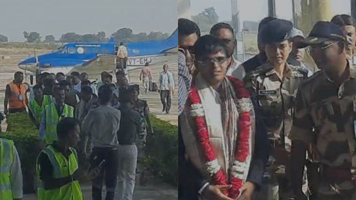 वर्ल्ड चैंपियन क्रांति गौड़ का खजुराहो एयरपोर्ट पर हुआ भव्य स्वागत, किसी ने ओढ़ाया तिरंगा तो किसी ने दिया गुलदस्ता