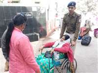 बिलासपुर स्टेशन में पैर फिसलने से महिला यात्री घायल,सिम्स में भर्ती