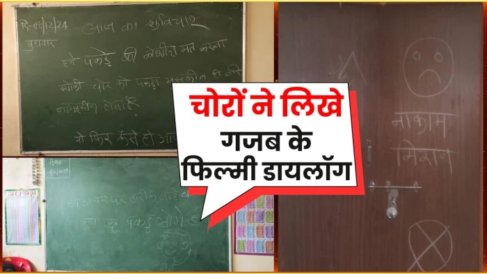 फुर्सत में थे चोर... स्कूल में कर गए ऐसी चित्रकारी, देखकर हो जाएंगे लोटपोट