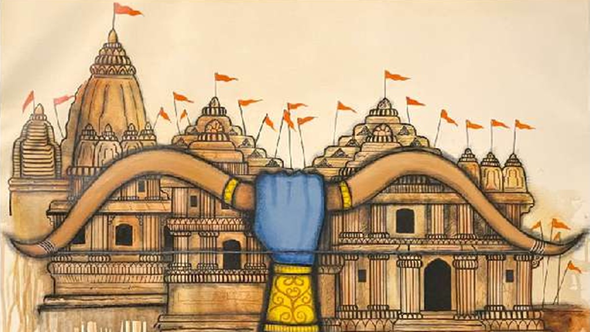 Ram Mandir Ayodhya Drawing…!! Art by Artist – WELCOME TO THE WORLD OF  DRAWINGS…