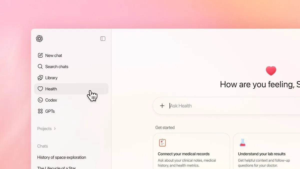 ChatGPT Health फीचर लॉन्च, अब हेल्थ से जुड़ी बातचीत के लिए मिलेगा अलग और सुरक्षित स्पेस, जानें कैसे कर सकेंगे यूज