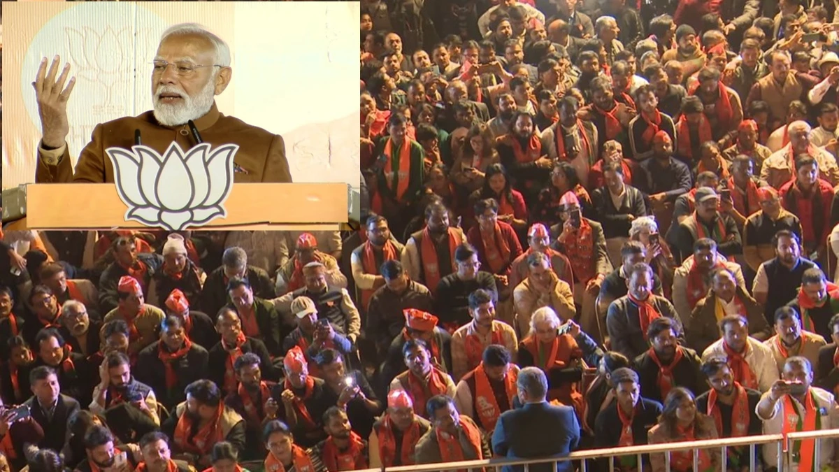 PM Modi Speech: यमुना मैया की जय के साथ मोदी ने शुरू किया भाषण, कहा-जिनको दिल्‍ली के मालिक होने का घमंड था उनका सच से हुआ सामना