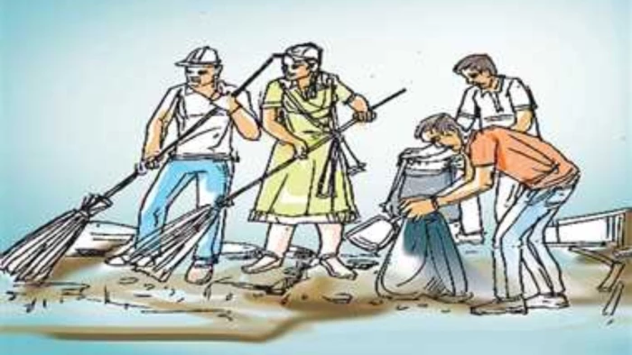 भोपाल का 'मिशन क्लीन', रंगपंचमी का जुलूस खत्म होते ही नगर निगम की टीमों ने सड़कों से हटाया गुलाल और कचरा