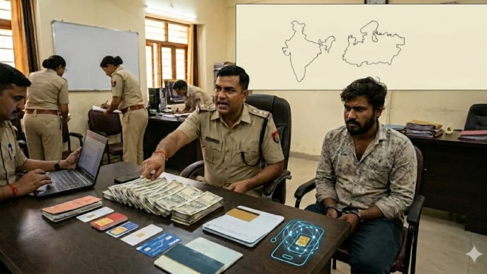 साइबर ठगों की तलाश में मिला नकली नोटों का सौदागर, पास मिले 280 जाली नोट, शाहपुरा के किराये के घर में चल रहा था खेल