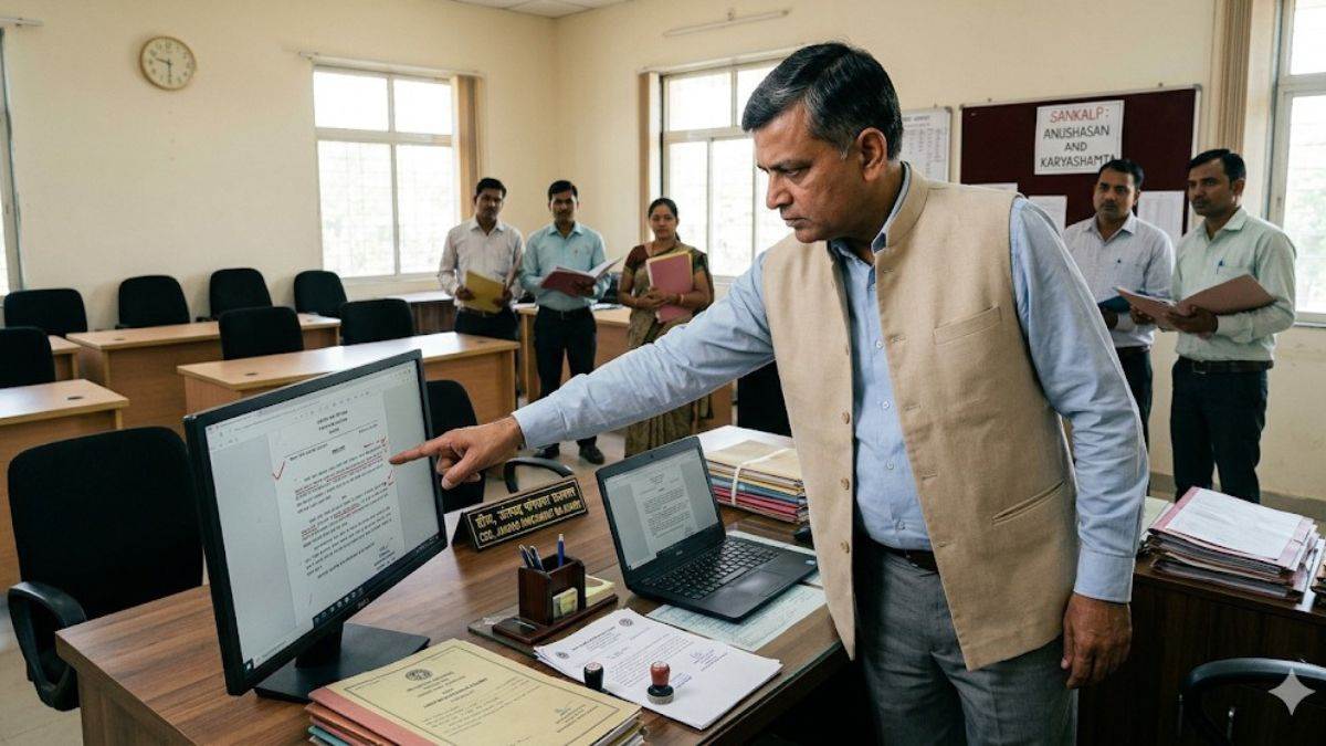 राजगढ़ में एक्शन मोड में आए CEO साहब... ड्यटूी के समय गायब 5 कर्मचारियों की काटी सैलरी, तीन को दी चेतावनी