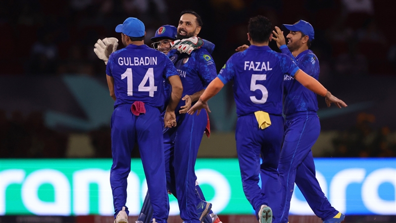 T20 World Cup NZ vs AFG: अफगानिस्तान ने न्‍यूजीलैंड को 84 रनों से हराया, राशिद ने चटकाए चार विकेट, 75 के स्कोर पर सिमटी कीवी टीम