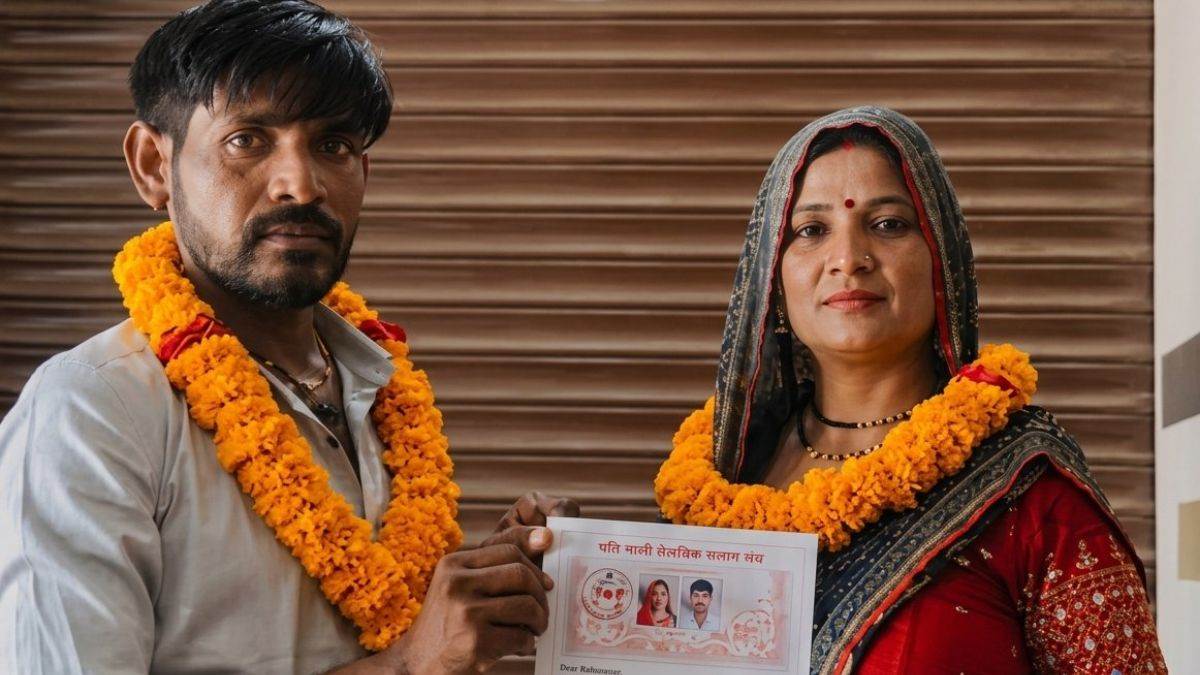 UP में पत्नी को छोड़ सास के प्यार में पागल हुआ युवक, कोर्ट में रचा ली शादी; सोशल मीडिया पर वीडियो शेयर कर मांगा आशीर्वाद