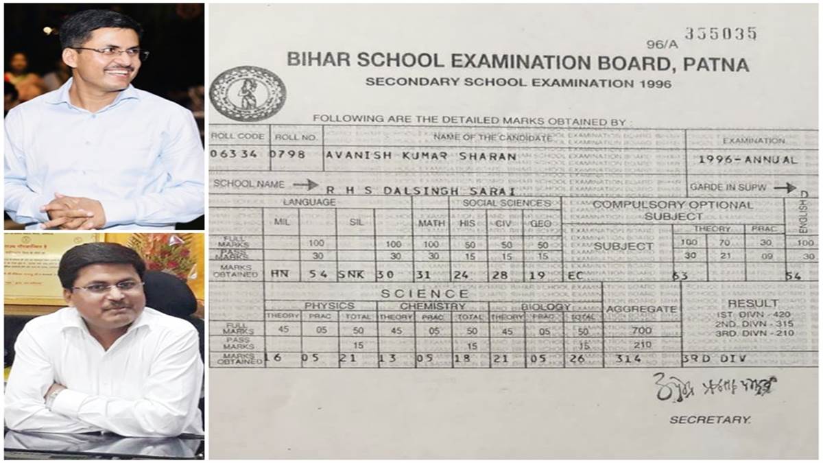 दसवीं में थर्ड डिवीजन पास, फिर भी यूपीएससी परीक्षा में किया टाप, टि्वटर पर मार्कशीट पोस्‍ट कर आइएएस अफसर ने कही ये बात