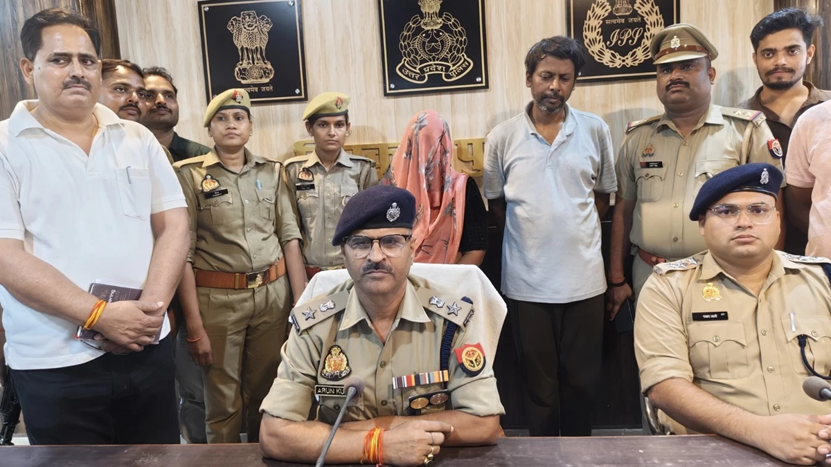 चित्रकूट में जली हुई कार से मिले शव की गुत्थी सुलझी: बीमा के पैसे हड़पने की साजिश में पति-पत्नी गिरफ्तार