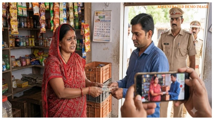 बिलासपुर में महिला की सूझबूझ से बेनकाब हुआ वसूलीबाज: पुलिस का डर दिखाकर ऐंठे रुपये, अब खुद पुलिस की गिरफ्त में