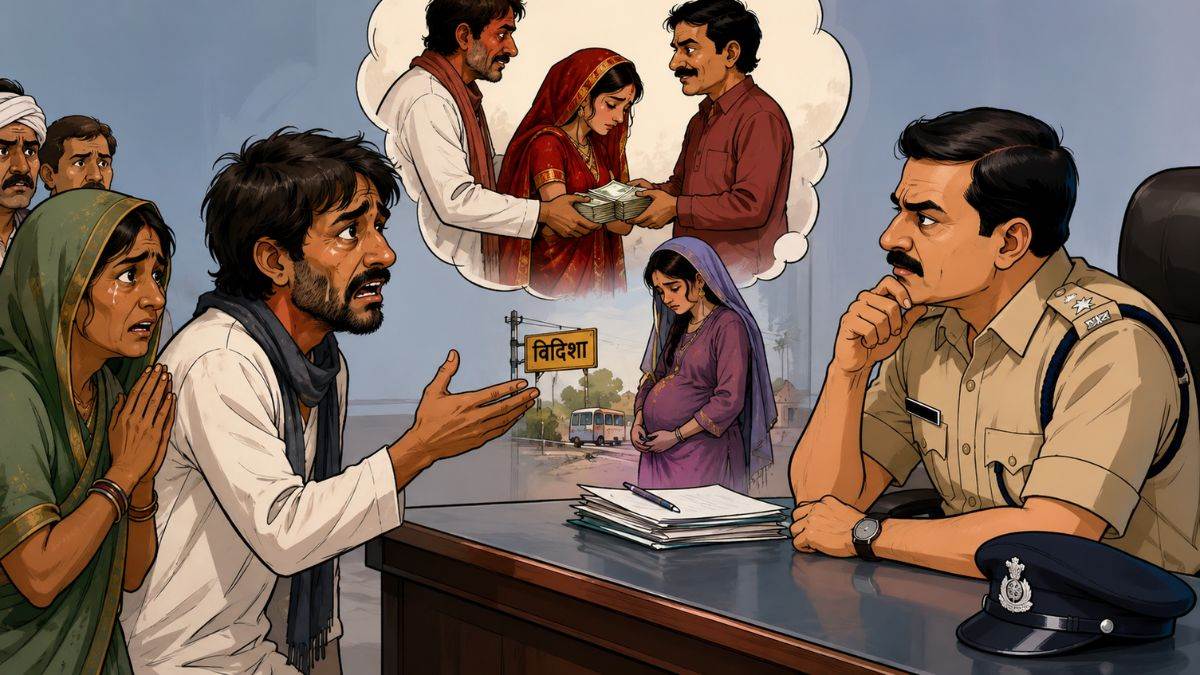 ससुराल वालों ने ₹8 लाख में बेच दी मेरी 5 महीने की गर्भवती पत्नी'; गुना एसपी दफ्तर पहुंचे पति ने रो-रोकर लगाई गुहार