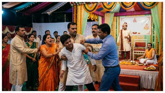 बिलासपुर: विवाह मंडप बना अखाड़ा! 'शोर मत करो' कहकर दो भाइयों ने दूल्हे के मेहमान को सरेआम कूटा