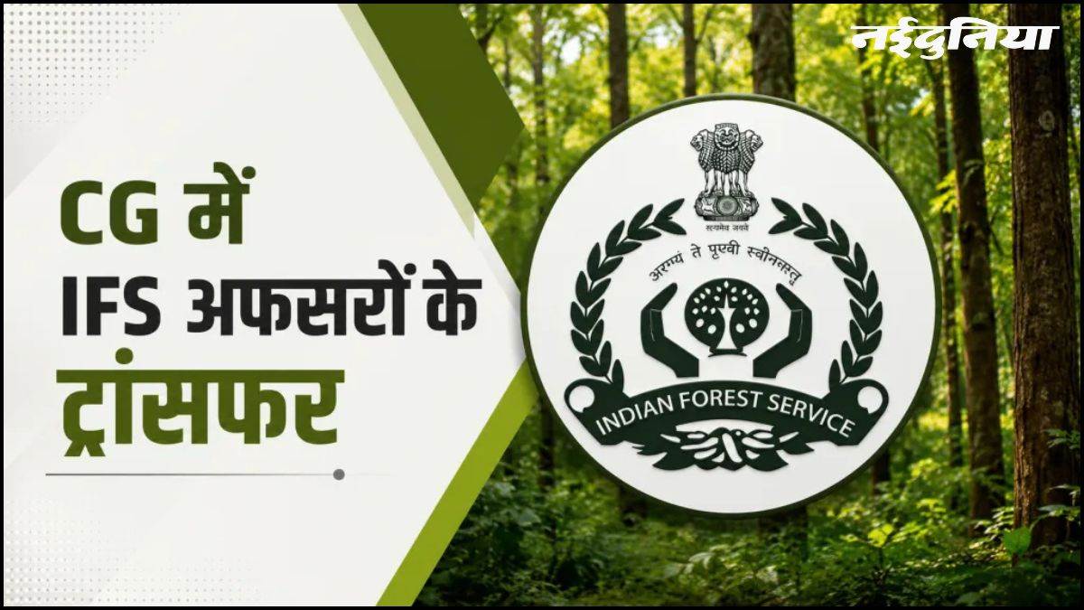 छत्तीसगढ़ में 24 IFS अधिकारियों के तबादले, रायपुर सहित कई जिलों में बदले DFO, देखें किसे मिली कहां की जिम्मेदारी