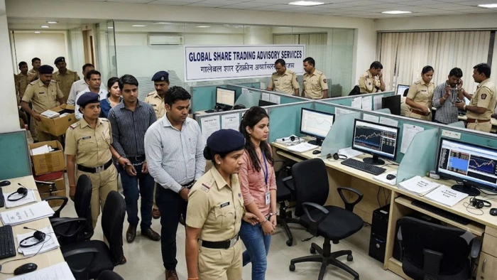 शाजापुर में शेयर ट्रेडिंग एडवाइजरी के नाम पर चल रहा था काॅल सेंटर, 12 लोगों पर केस, 6 गिरफ्तार