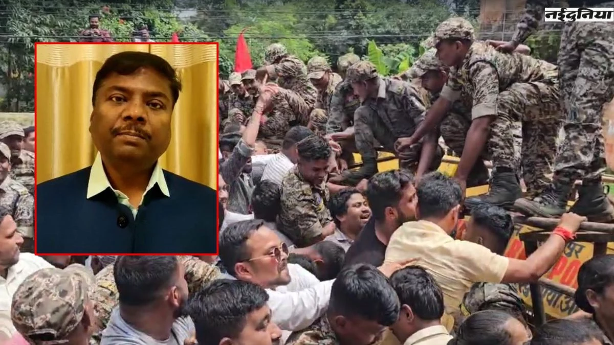 कांग्रेसियों ने मंत्री केदार कश्यप के घर में की तोड़फोड़, कर्मचारी से मारपीट के मामले को लेकर गरमाई सियासत