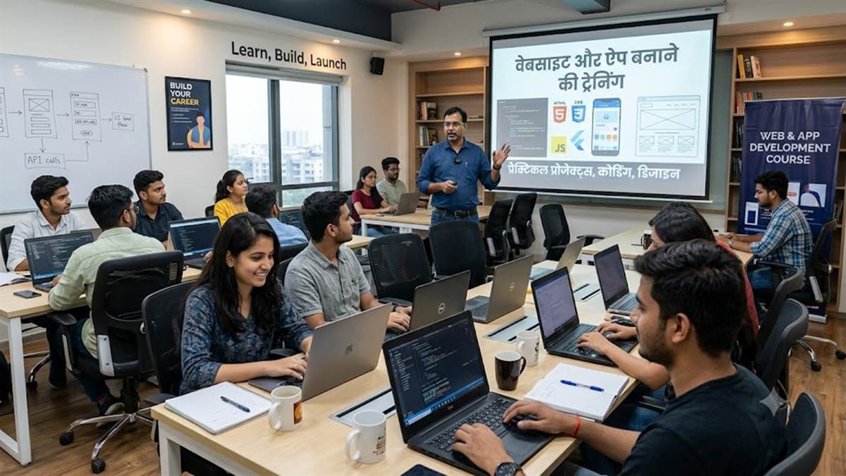 स्टूडेंट्स जोन: वेबसाइट और एप बनाने की ट्रेनिंग, छह से 12 महीने में करियर की शुरुआत