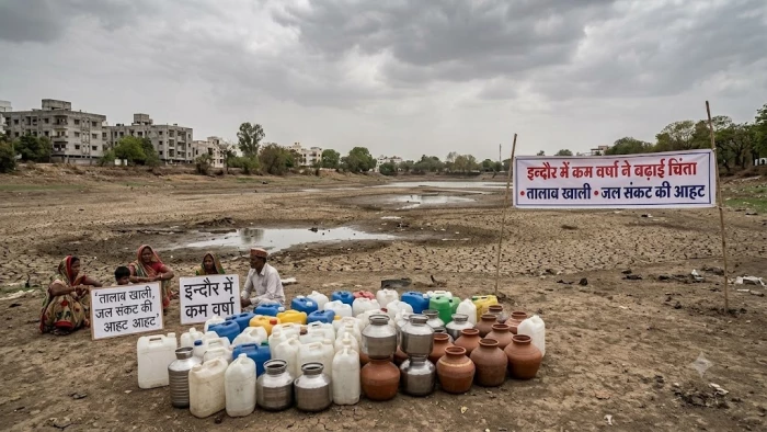 बादल रूठे, तालाब प्यासे, नर्मदा के सहारे बचाव की तैयारी, इंदौर में 27 प्रतिशत कम बारिश ने बढ़ाई चिंता