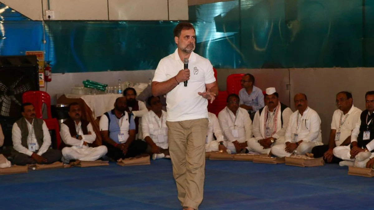 हम कई जगहों पर मामूली अंतर से हार रहे हैं, हिम्मत रखें, डटे रहें, पचमढ़ी में राहुल गांधी ने कहा