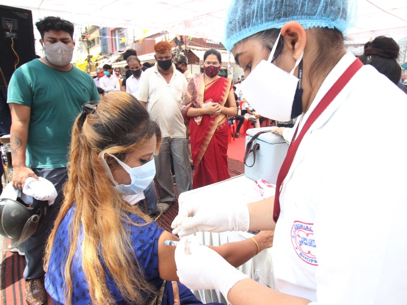 मध्य प्रदेश में कोरोनारोधी टीके की दोनों डोज लगवाने वालों का आंकड़ा चार करोड़ के पार