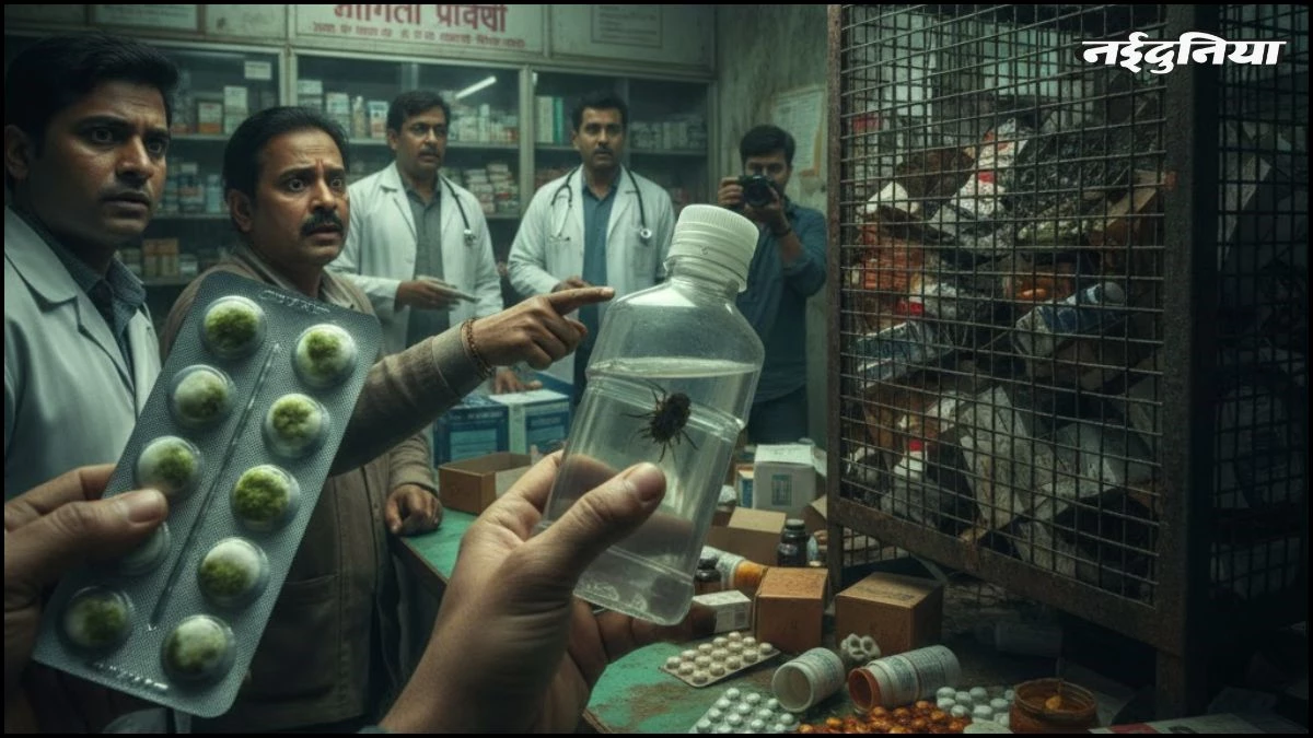भोपाल के जेपी अस्पताल में दवाओं के साथ बंट रही बीमारियां, टैबलेट में फफूंदी के बाद अब माउथवाश में मिला 'कीड़ा', मचा हड़कंप