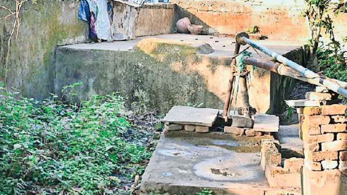 जबलपुर में साफ पानी का दावा, हकीकत में हवा; नालियों में से गुजर रही पाइप लाइन