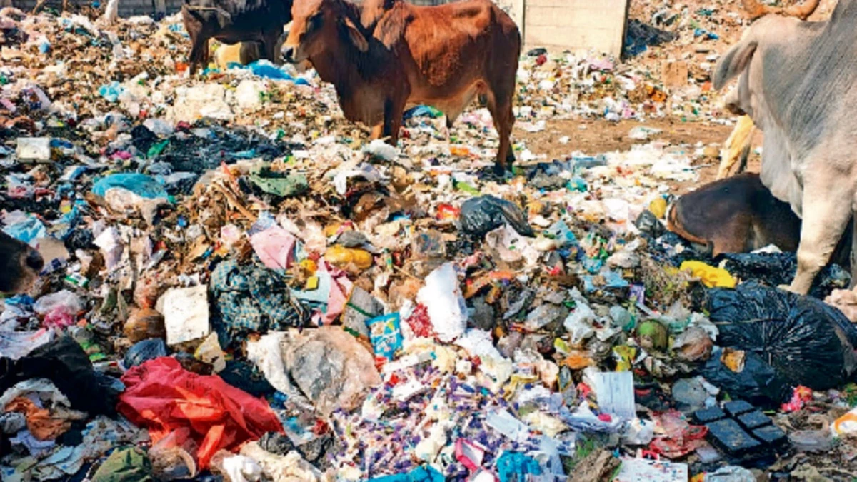 ग्वालियर के जया आरोग्य अस्पताल में बायो मेडिकल वेस्ट से संक्रमण का खतरा