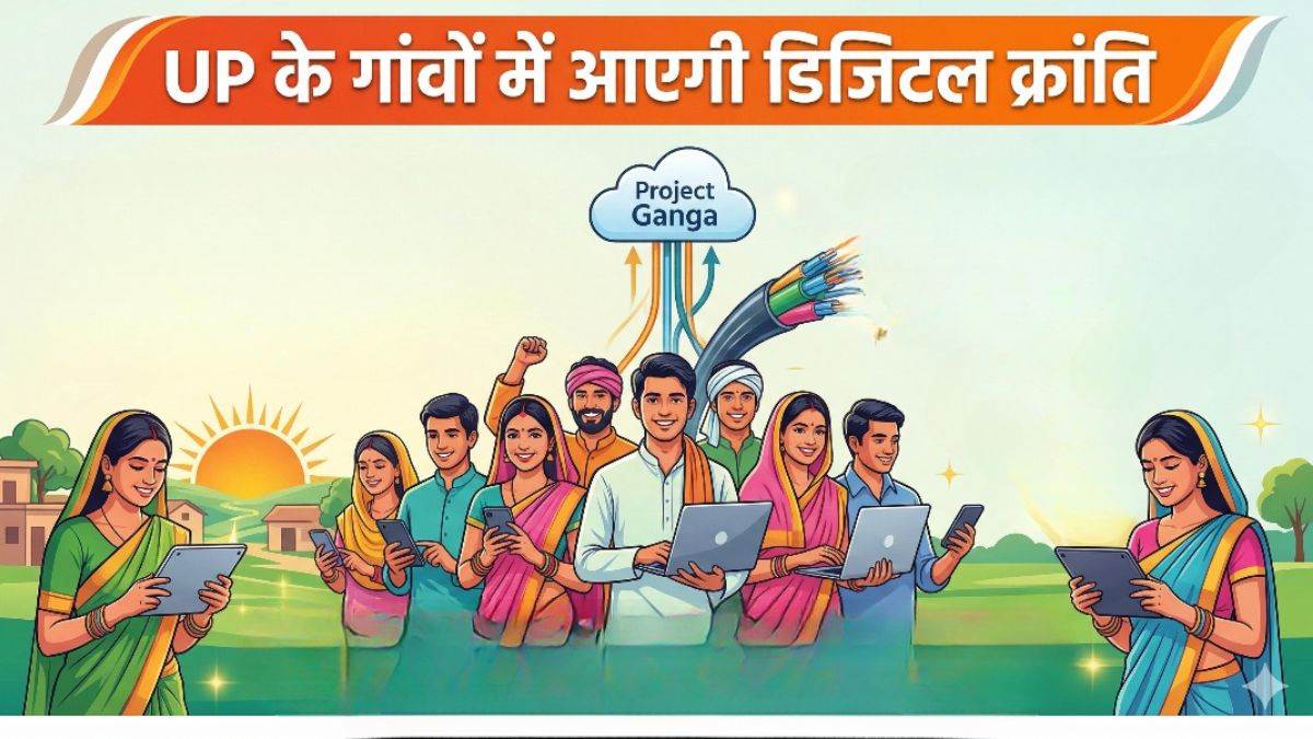 UP में गांव-गांव तक पहुंचेगा हाई-स्पीड इंटरनेट, 1 लाख से अधिक युवाओं को मिलेगा रोजगार, गांवों में आएगी डिजिटल क्रांति
