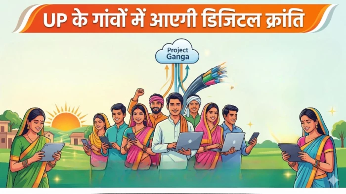 UP में गांव-गांव तक पहुंचेगा हाई-स्पीड इंटरनेट, 1 लाख से अधिक युवाओं को मिलेगा रोजगार, गांवों में आएगी डिजिटल क्रांति
