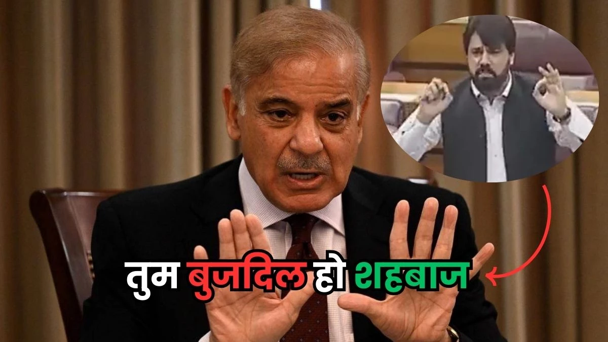 'The name of Modi is afraid of', PAK in Parliament said 'Bujdil' to PM Shahbaz; Watch video
